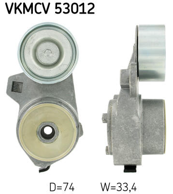 Makara, kanallı v kayışı gerilimi VKMCV 53012 uygun fiyat ile hemen sipariş verin!